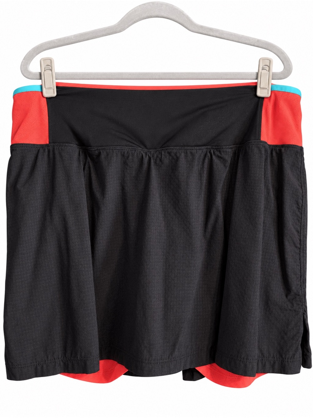 Under Armour Trail Running Skirt Coral Panels & Aqua Trim